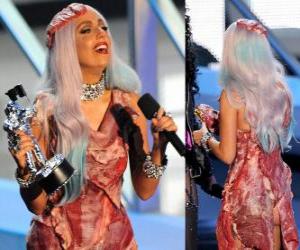 Puzzle Lady Gaga στο Μουσικά Βραβεία MTV Video 2010